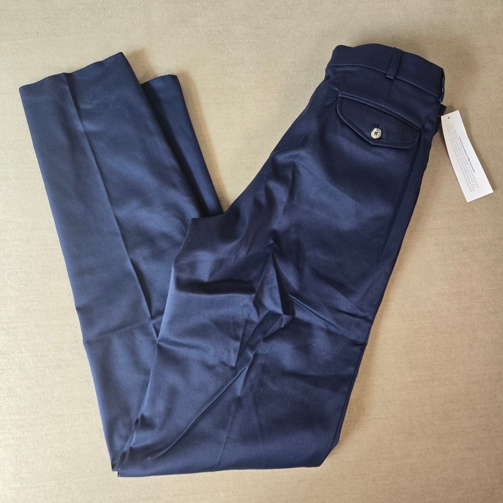 Sportif Men's Navy Blue Pleated Dress Pants Trousers‎ Chino 30in, Unheamed